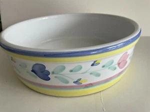 HERMOSO CUENCO GRANDE ITALIANO PINTADO A MANO CALCO - Imagen 1 de 8