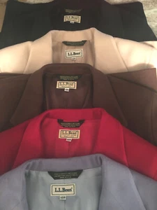 L.L. BEAN Size 10 Blazer Suit Jacket Coat Wool Cashmere - Picture 1 of 10