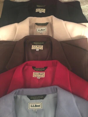 L.L. BEAN Size 10 Blazer Suit Jacket Coat Wool Cashmere - Image 1 of 4