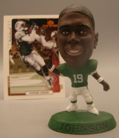 LOOSE 1997 CORINTHIAN HEADLINER FIGURE KEYSHAWN JOHNSON NEW YORK JETS Cover