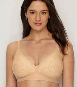 BALI LIFT WOMEN WIRE FREE NUDE PORCELA BRA SIZE 34DD Style DF6563 - Picture 1 of 1