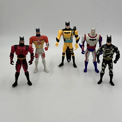 蝙蝠侠肯纳DC漫画90年代5英寸动作玩偶5件套装 — 第 1/4 张图片