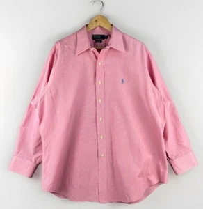 Ralph Lauren Herren Andrew Hemd Gr. 17 32/33 Rosa Gingham Classic Fit - Bild 1 von 11