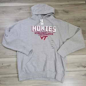 GIII Sports By Carl Banks Pullover Hoodie Men's XL Gray Hokies Virginia Tech New - Picture 1 of 8