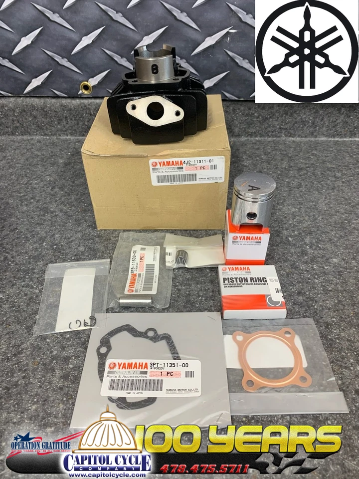 1981-2020 GENUINE OEM YAMAHA PW50 TOP END KIT  W/ CYLINDER - Image 1 of 1