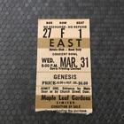 Genesis ticket Maple Leaf Gardens Toronto 31/03/76 #F1 Trick of the Tail tour