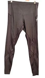 CW-X Black StabilyX Joint Support Compression Tights •Men M• 225809 Core Running - Picture 1 of 11