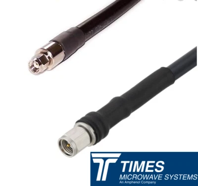 SMA Male to SMA LMR-400 Times Microwave Coaxial Cable Assembly Helium - Image 1 of 3