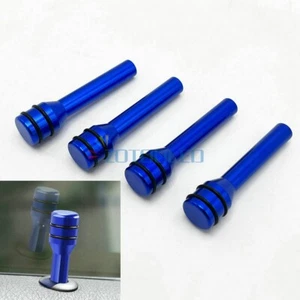 4x Aluminio Azul Aleación General Perno de Puerta de Automóvil Cerradura Perno de Elevación - Imagen 1 de 9
