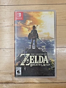 The Legend of Zelda Breath of the Wild Nintendo Switch Estuche Cartucho 2017 - Imagen 1 de 3
