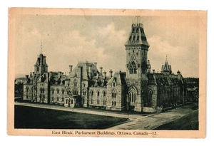 Vintage Postcard East Block Parliament Buildings Ottawa Canada Sent 1929 2 Cent - Picture 1 of 2