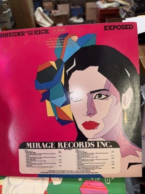 SCHNEIDER with the KICK / EXPOSED '82 Promo LP MIRAGE WTG-19357 Power Pop Mod - Image 1 of 2