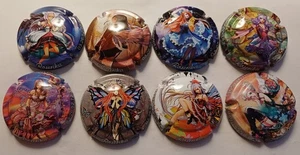 8 SCHÖNE CHAMPAGNERKAPSELN DISTEL YANNICK REF NR. 80 bis 80 g NEU - Bild 1 von 1