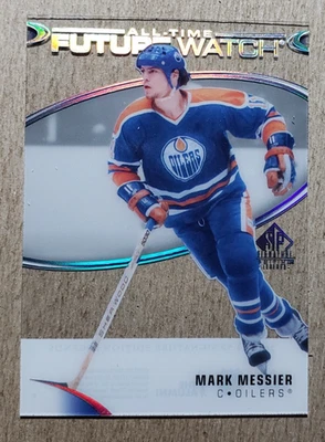 2020-21 SP Signature Edition Legends Future Watch Acetate Mark Messier #439 - Image 1 of 2