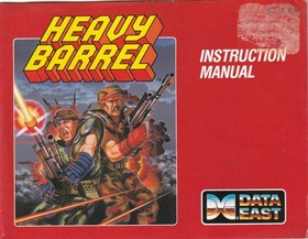 Nintendo NES Instruction Manual Heavy Barrel