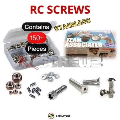 RCScrewZ Stainless Screw Kit ass017 for Associated RC10 Vintage, from 1990 | KIT - Image 1 of 4