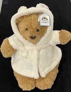 NWT Authentic Jellycat Bartholomew Bear Bathrobe Outfit Plush **Tag Error** USA - Picture 1 of 8