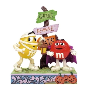 Jim Shore M&Ms MOMIA ROJA Y AMARILLA - AVENTURAS ESPELUZNANTES 6016686 NUEVO - Imagen 1 de 4