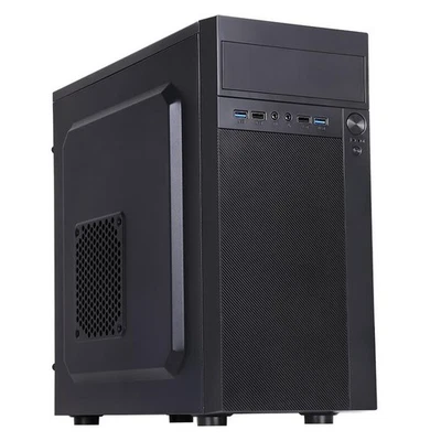 iTek Case Mini Tower Nero 500 W con 2 porte USB 3.2 e alimentazione inclusa - Immagine 1 di 4