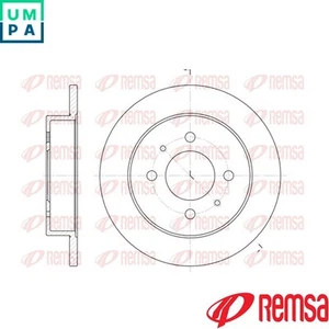 2x BRAKE DISC 6765.00 FOR MITSUBISHI LANCER/V/Station/Wagon COLT/IV CARISMA 1.3L - Picture 1 of 6