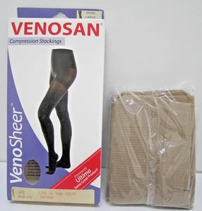 Venosan VenoSheer PantyHose 30-40 mmHg Beige Close Toe Large - Bild 1 von 2