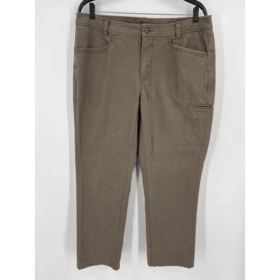 Marmot Pants Mens 38 X 28 Risdon Brown Heavy Canvas Straight Leg Outdoors Hiking - Image 1 of 4