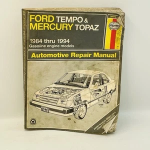 1984-1994 Ford Tempo Mercury Topaz Haynes Auto Repair Manual 36078 Gas Engines - Picture 1 of 5