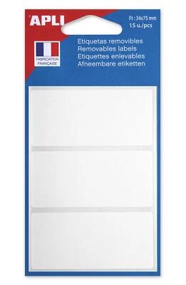 [101095-4] Agipa Lot de 4 Sachets de 15 étiquettes multifonctions Enlevables ...