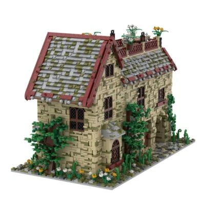 MOC-135076 Modular Building A House With An Attic and Interior 4550 Pieces - Image 1 of 4