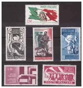 ANNIVERSARIO DELLA RESISTENZA 1965 - SERIE NUOVA ** MNH - Bild 1 von 1