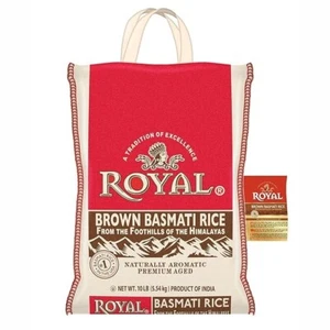 Royal - Authentic Basmati Brown Rice Whole Grain, Naturally Gluten Free - Picture 1 of 8