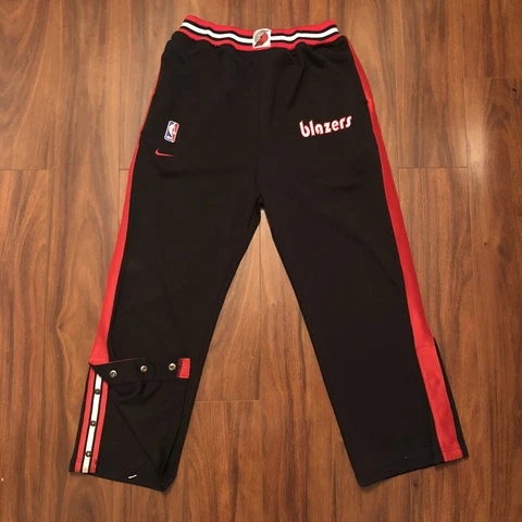 Nba Throwback Nike Rewind 1976 Portland Trailblazers Warm Up SweatPants Youth L Cover