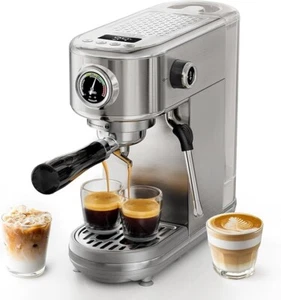 HiBREW H10B Siebträger Programmierbare Espressomaschine Siebträgermaschine 20Bar - Bild 1 von 20