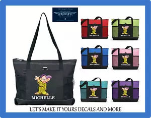 DOPEY DWARF PERSONALISIERT MIT NAMEN BEUTELTASCHE HANDTASCHE REISE SPORT FITNESS WICKELTASCHE REISSVERSCHLÜSSE - Bild 1 von 10