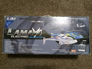E-SKY Elektrohubschrauber Lama V4 mit allem Zubehör Teile nur eingeschaltet - Bild 1 von 20