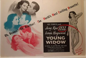 Young Widow 1946 Original Vintage Movie Trade Release Print Ad - Jane Russell - Picture 1 of 3