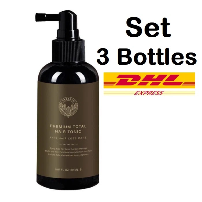Terapic Premium Herbal Total Hair Tonic 150 Ml Organic Treatment No Chemicals