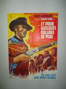 Cartel francés SERGIO LEONE+CLINT EASTWOOD/POR UNOS DÓLARES MÁS/UOC24/ORIGINAL - Imagen 1 de 1