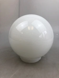 Pantalla de repuesto pantalla de lámpara bola de vidrio blanco Bauhaus años 40 50/22 - Imagen 1 de 8