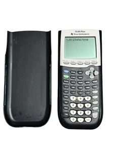 Texas Instruments TI-84 Plus Graphing Calculator With Cover - tested - Picture 1 of 4