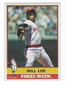 1976 TOPPS BILL LEE #396 BOSTON RED SOX