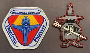 2 x Parches USAF F-4. Phantoms Phorever y F-4 Comadreja Salvaje con SAM matar DAÑO - Imagen 1 de 12