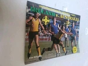 GAA International Rules 1987 Programme. - Picture 1 of 3