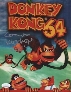 Grant Kirkhope Signed 8x10 Donkey Kong 64 N64 Authentic Autograph Photo JSA COA - Picture 1 of 3