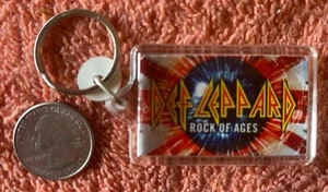 Def Leppard Rock Of Ages - Acrylic 2-Sided Key Chain - NEW - Picture 1 of 2