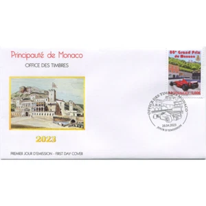 monaco 2023 racing cars sport 80th Monaco Formula One Grand Prix F1 1v FDC PJ - Picture 1 of 1