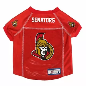 CAMISETA PREMIUM OTTAWA SENATORS PERRO GATO MASCOTA CON ETIQUETA DE NOMBRE LE XS MEDIANA GRANDE XL - Imagen 1 de 2