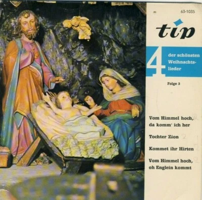 EP    4 der schönsten Weihnachtslieder   tip      Folge 3     63-1035 - Bild 1 von 2