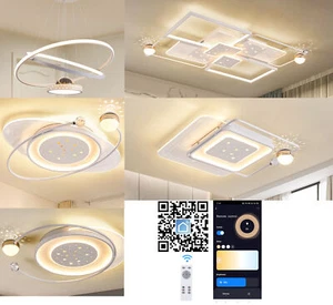 LED Deckenleuchte TY9644 Fernbedienung/App Lichtfarbe Helligkeit einstellbar Neu - Bild 1 von 17