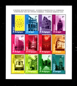 Belgium 1709 MNH Sheet of 12 Architecture Important Buildings   Nice Price - Picture 1 of 1